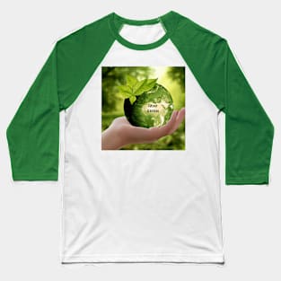 Think Green Baseball T-Shirt